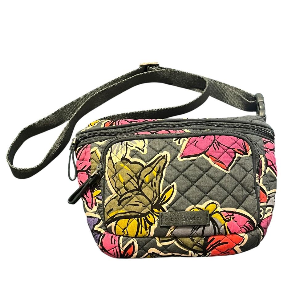 Vera Bradley Falling Flowers Conversion Belt Bag Crossbody